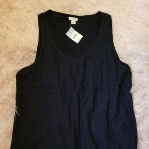 J. Crew Eyelet Top L
